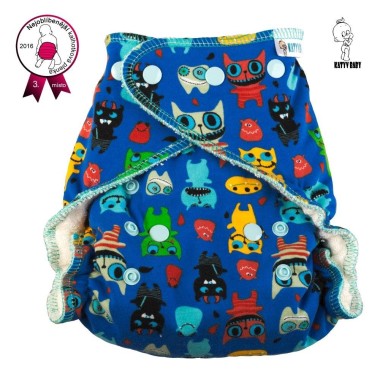 Washable diaper FITTED Katyv Baby SNAP