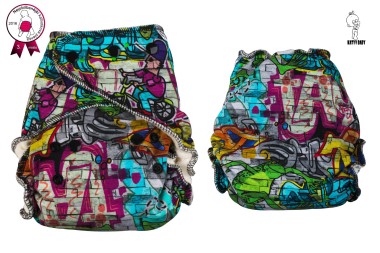 Washable diaper FITTED Katyv Baby SNAP