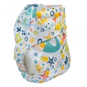 Cloth Diaper AI2 ECO Blümchen SNAP (without inserts)