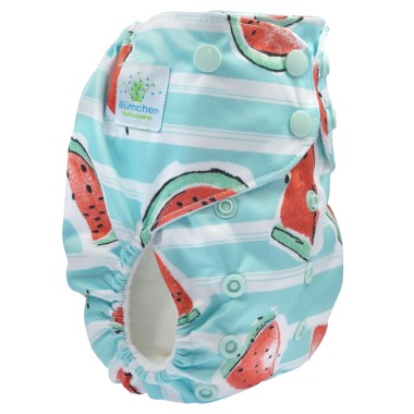 Cloth Diaper AI2 ECO Blümchen SNAP (without inserts)