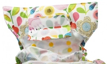 Cloth Diaper AI2 ECO Blümchen VELCRO (without inserts)