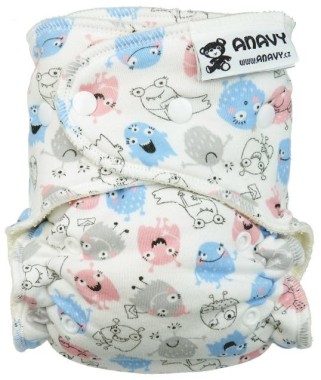 Washable Diaper FITTED Anavy SNAP