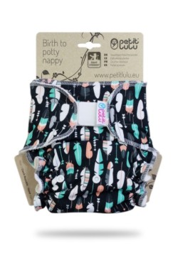 Cloth Diaper FITTED Petit Lulu VELCRO