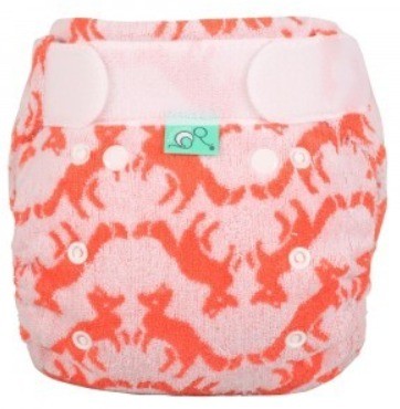 Cloth Diaper FITTED Bamboozle Tots Bots VELCRO