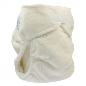 Cloth Diaper FITTED Blümchen VELCRO