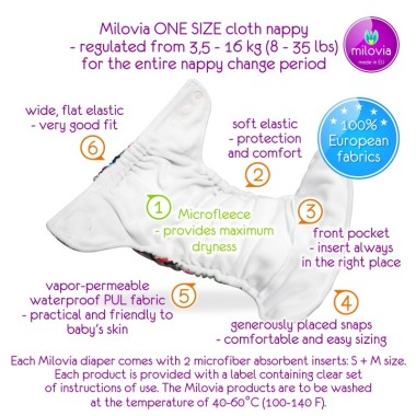 Cloth Diaper POCKET Milovia