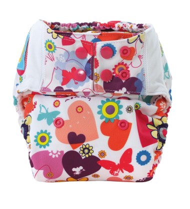 V2 POCKET Washable Diaper in Mommy Mouse microfleece (without inserts)