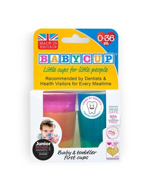 4 little hands-sized glasses Babycup