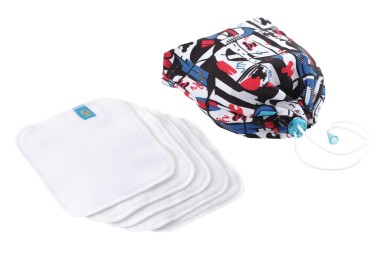 Mommy Mouse mini wet bag and washable wipes KIT