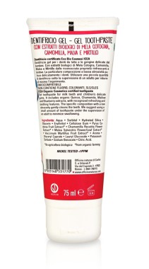 BIRICCO Strawberry Ecobio Toothpaste Gel