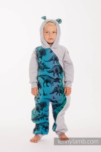 BEAR ROMPER Lenny Lamb fleece and fleece jumpsuit