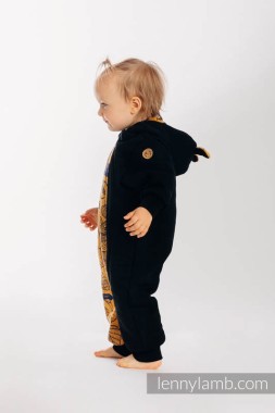 BEAR ROMPER Lenny Lamb fleece and fleece jumpsuit