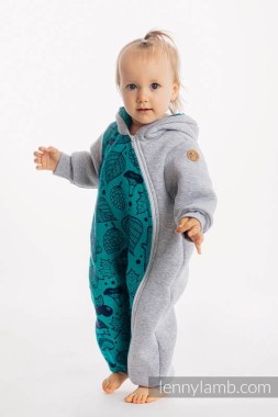 BEAR ROMPER Lenny Lamb fleece and fleece jumpsuit