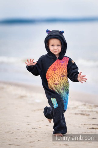 BEAR ROMPER Lenny Lamb fleece and fleece jumpsuit