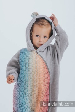 BEAR ROMPER Lenny Lamb fleece and fleece jumpsuit