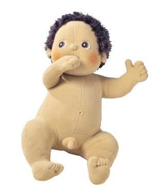 Baby bambola handmade (con genitali) Rubens Barn