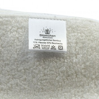 Blümchen bamboo and cotton washable wipes