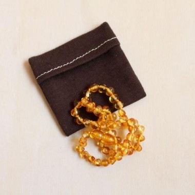 Mammarsupio Baltic amber teething necklace