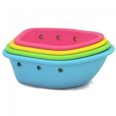 Green Sprouts stackable pierced boats