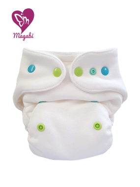 Cloth Diaper FITTED v2 Magabi SNAP