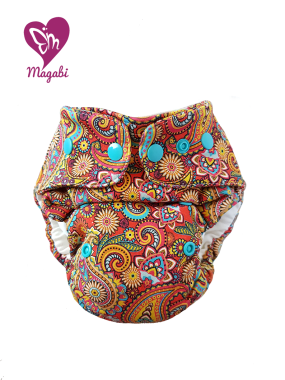 Cloth Diaper FITTED v2 Magabi SNAP