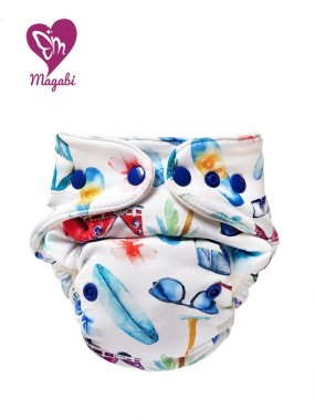 Cloth Diaper FITTED v2 Magabi SNAP