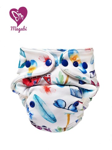 Cloth Diaper FITTED v2 Magabi SNAP