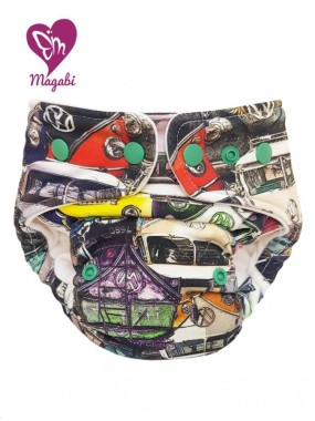 Cloth Diaper FITTED V2 Magabi SNAP