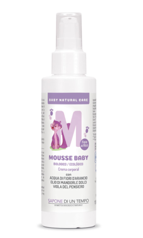 Mousse baby fiori di riso - Sapone di un tempo