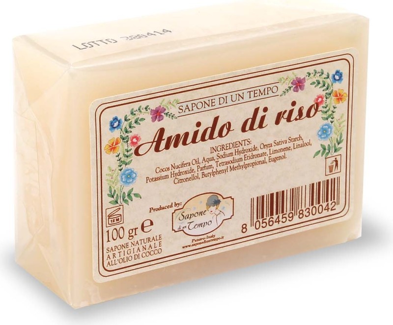Saponetta all'amido di riso - Sapone di un tempo