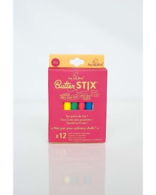 Zero dust multicolor chalks with Jaq Jaq Bird magnetic chalk holder