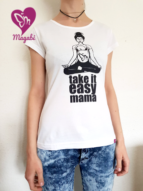 T-shirt in cotone Yoga Babywearing Magabi