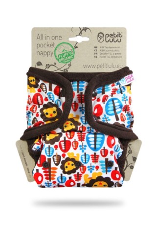 Cloth Diaper AIO Pocket Petit Lulu SNAP