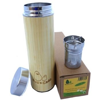 500ml thermos with space for Avo&Cado herbal tea infusion