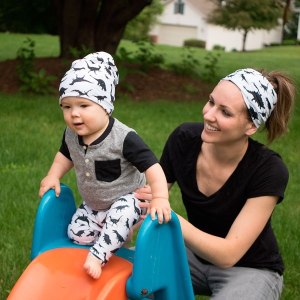 Beanie Bumblito hat - neck cover - headband for mother and child