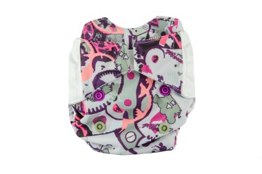 Cloth Diaper AIO Newborn Mommy Mouse SNAP