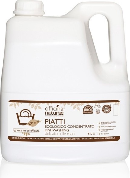 Detersivo Piatti Ecologico Concentrato 4lt Officina Naturae