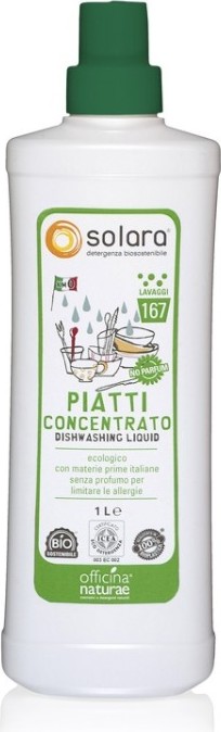 Detersivo Piatti Ecologico Concentrato Solara di Officina Naturae Detersivo Piatti Ecologico Concentrato Solara di Officina Naturae