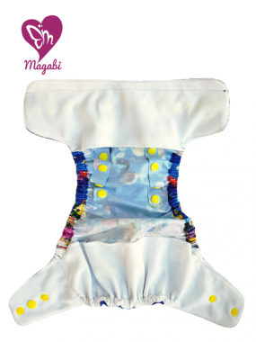 Cloth Diaper COVER AI2/SIO Magabi SNAP (without inserts)