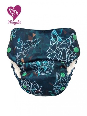 Washable Diaper AIO SIDE DOUBLE hemp Magabi