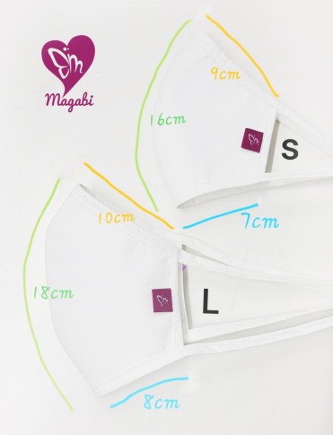 Protective mask with Magabi medical elastic