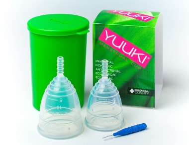 Coppetta mestruale SOFT + box microonde Yuuki