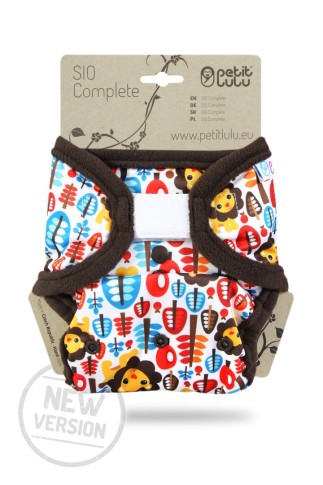 Cloth Diaper AI2 new SIO COMPLETE Petit Lulu VELCRO