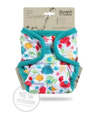 Cloth Diaper AI2 new SIO COMPLETE Petit Lulu SNAP