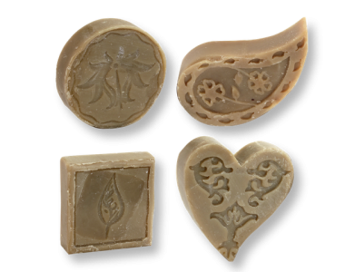 4 mini saponette di Aleppo - Sapone di un tempo