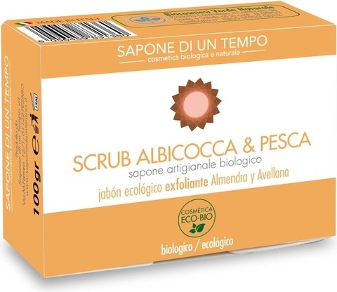 Sapone scrub albicocca & pesca - Sapone di un tempo