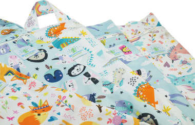 Wet Bag XL (40 cm x 66 cm) - Blümchen