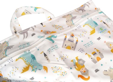 Wet Bag XL (40 cm x 66 cm) - Blümchen