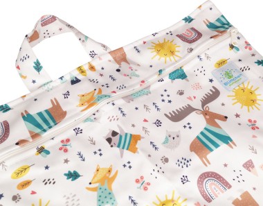 Wet Bag XL (40 cm x 66 cm) - Blümchen