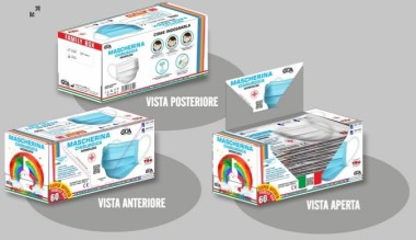 Mascherine chirurgiche 3 strati nere - 10 pezzi Mascherine chirurgiche 3 strati nere - 10 pezzi